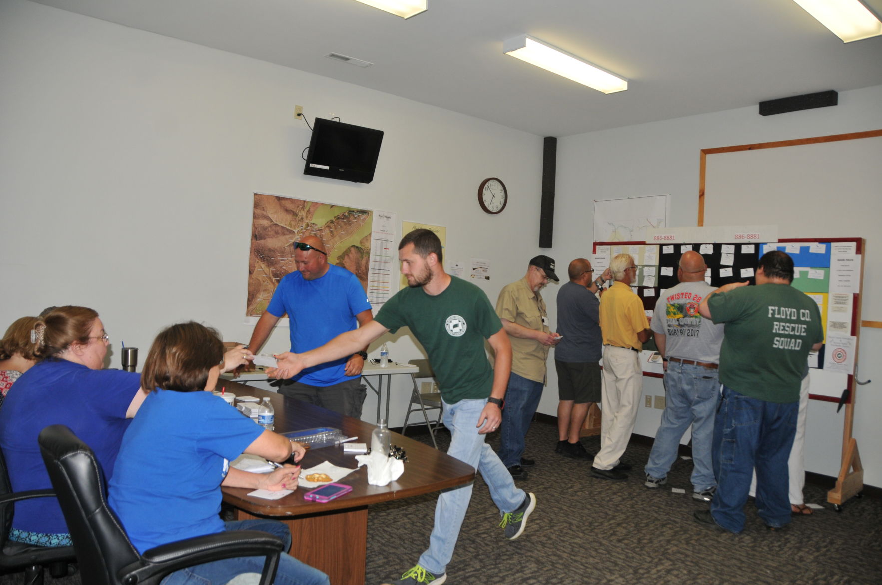 Auction underway